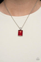 Load image into Gallery viewer, Paparazzi Accessories: Understated Dazzle - Red Necklace
