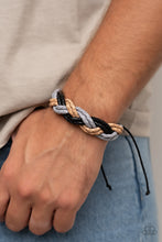 Load image into Gallery viewer, Paparazzi Accessories: On Adventure Time - Black Urban Bracelet
