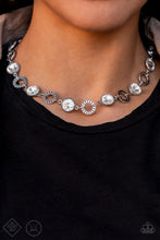 Load image into Gallery viewer, Paparazzi Accessories Rhinestone Rollout - White Choker
