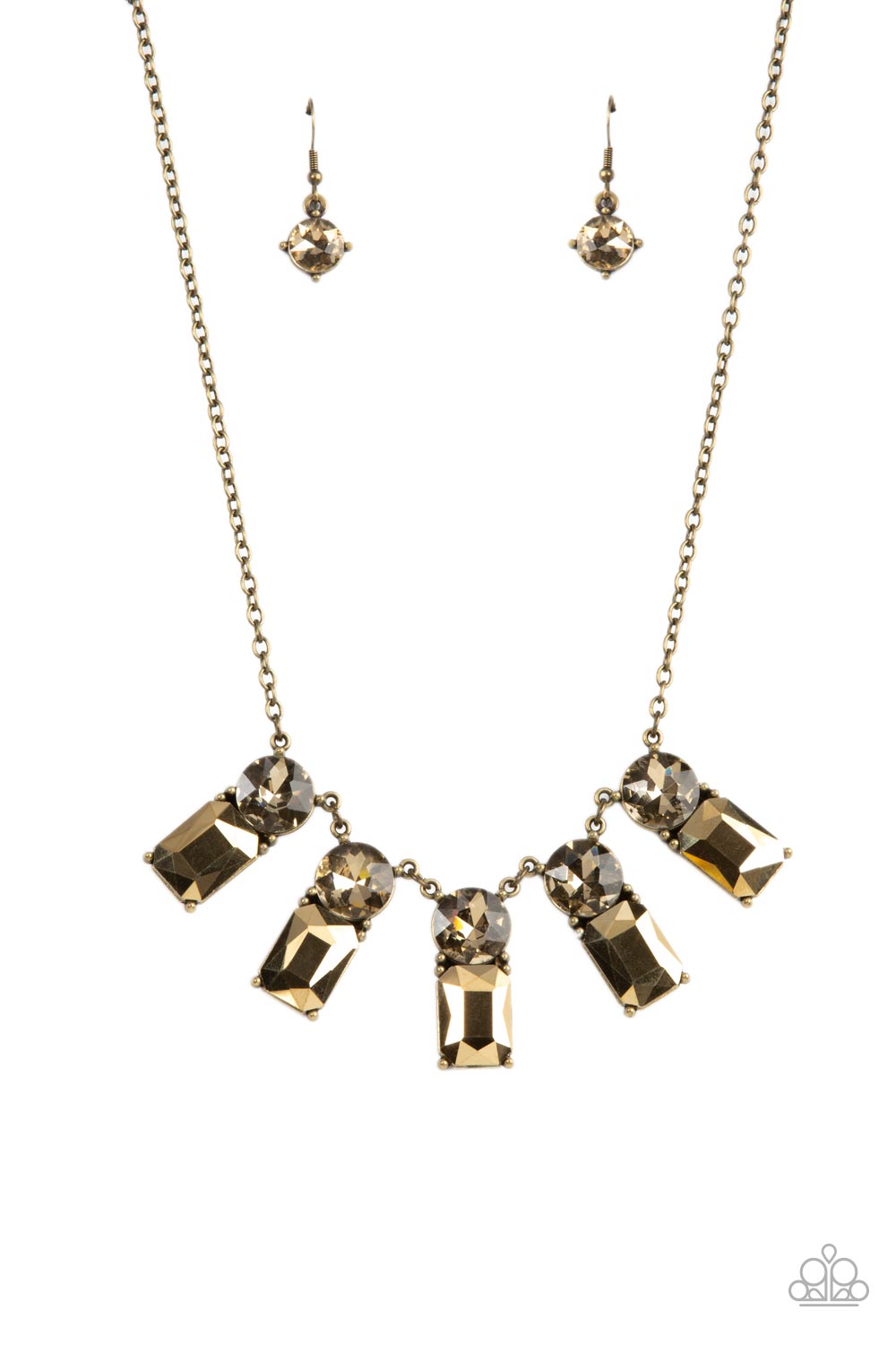 Paparazzi Accessories: Celestial  Royal - Brass Necklace