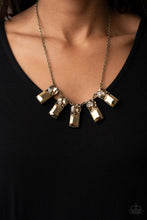 Load image into Gallery viewer, Paparazzi Accessories: Celestial  Royal - Brass Necklace
