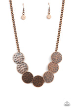 Load image into Gallery viewer, Paparazzi Accessories: Flip a Coin - Copper Necklace

