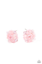 Load image into Gallery viewer, Paparazzi Accessories: Bunches of Bubbly - Pink Post Earrings
