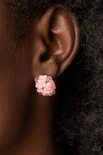 Load image into Gallery viewer, Paparazzi Accessories: Bunches of Bubbly - Pink Post Earrings
