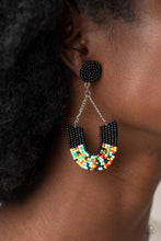 Load image into Gallery viewer, Paparazzi Accessories: Make it RAINBOW - Black Earrings
