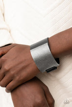 Load image into Gallery viewer, Paparazzi Accessories: Studded Synchronism - Black Bracelet
