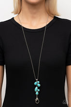 Load image into Gallery viewer, Paparazzi Accessories: Wild Bunch Flair - Blue Necklace
