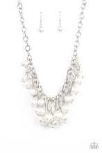 Load image into Gallery viewer, Paparazzi Accessories: Powerhouse Pose - White Necklace
