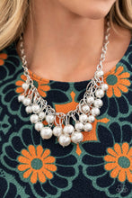 Load image into Gallery viewer, Paparazzi Accessories: Powerhouse Pose - White Necklace
