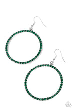Load image into Gallery viewer, Paparazzi Accessories: Head-Turning Halo - Green Earrings
