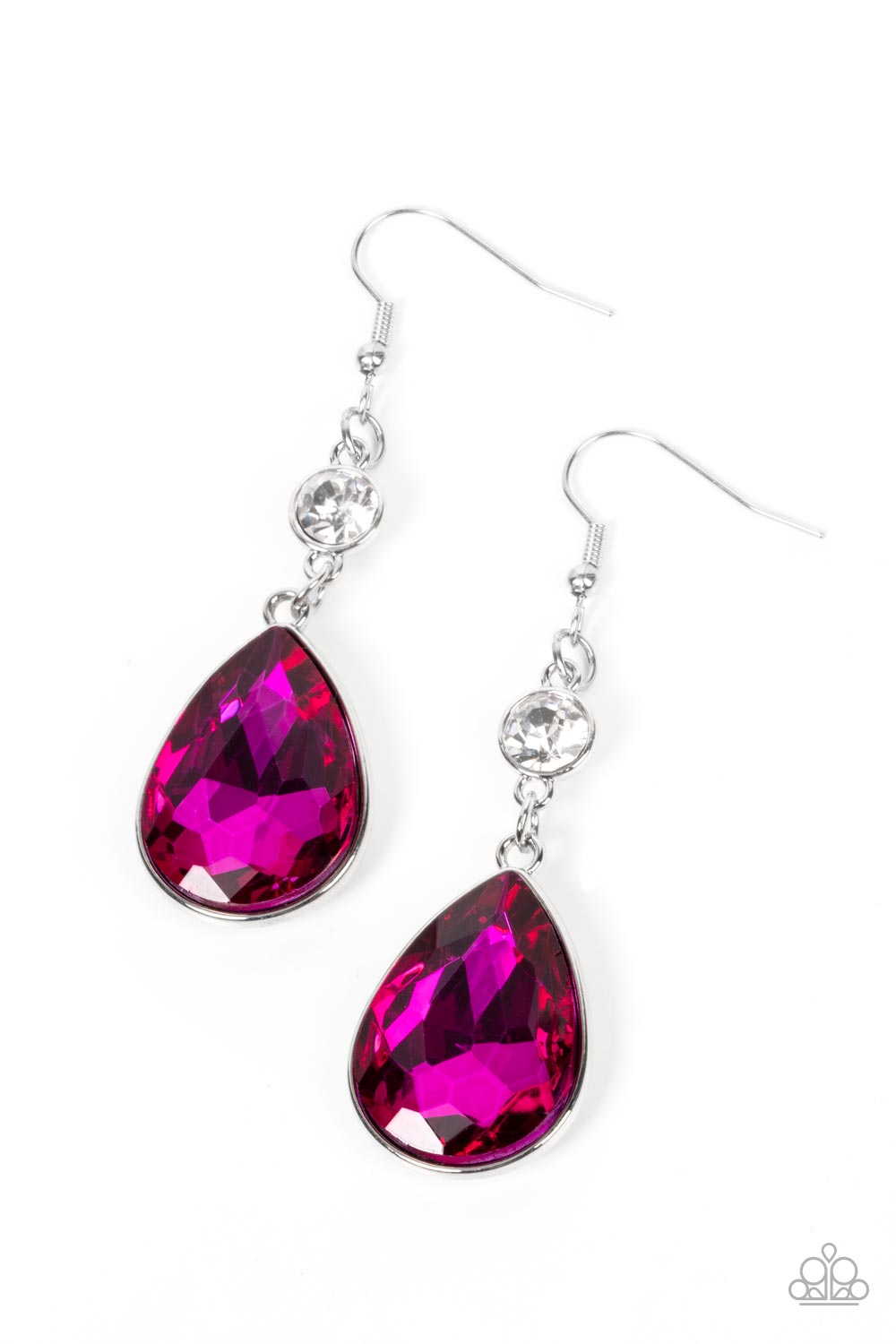 Paparazzi Accessories: Smile for the Camera - Pink Earrings