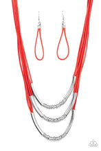 Load image into Gallery viewer, Paparazzi Accessories: Mechanical Mania - Red Necklace

