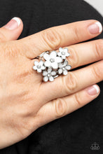 Load image into Gallery viewer, Paparazzi Accessories Boastful Blooms - White Ring

