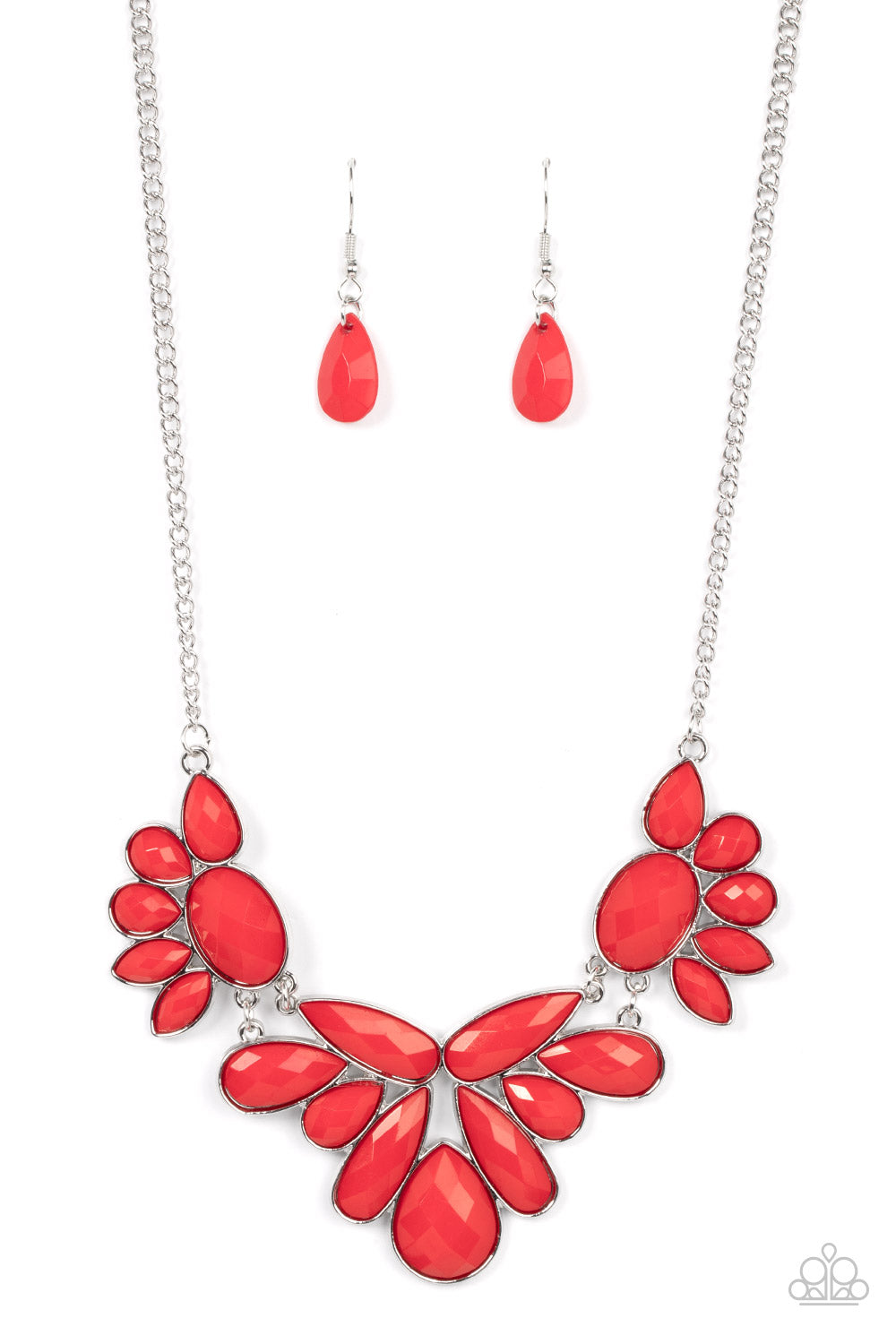 Paparazzi Accessories: A Passing FAN-cy - Red Necklace
