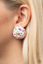 Load image into Gallery viewer, Paparazzi Accessories: Kaleidoscope Sky - White Post Earring
