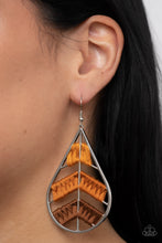 Load image into Gallery viewer, Paparazzi Accessories: Nice Threads - Orange Earring
