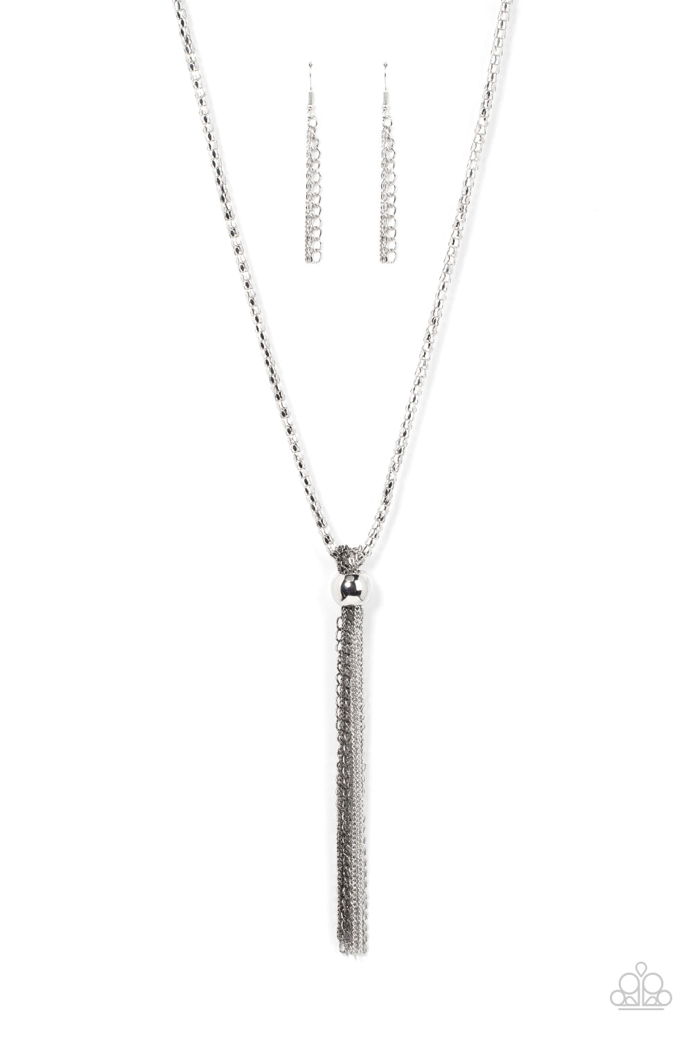 Paparazzi Accessories: Metallic MESH-Up - Silver Necklace