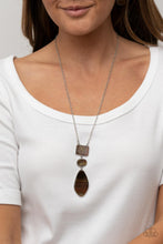 Load image into Gallery viewer, Paparazzi Accessories: Hidden Cove - Brown Necklace
