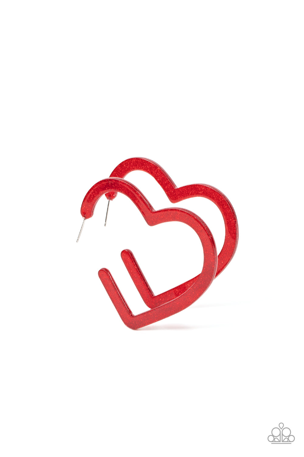 Paparazzi Accessories Heart-Throbbing Twinkle - Red Earrings