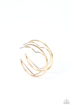 Load image into Gallery viewer, Paparazzi Accessories Love Goes Around - Gold Hoops
