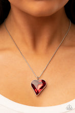 Load image into Gallery viewer, Paparazzi Accessories Lockdown My Heart - Red Necklace
