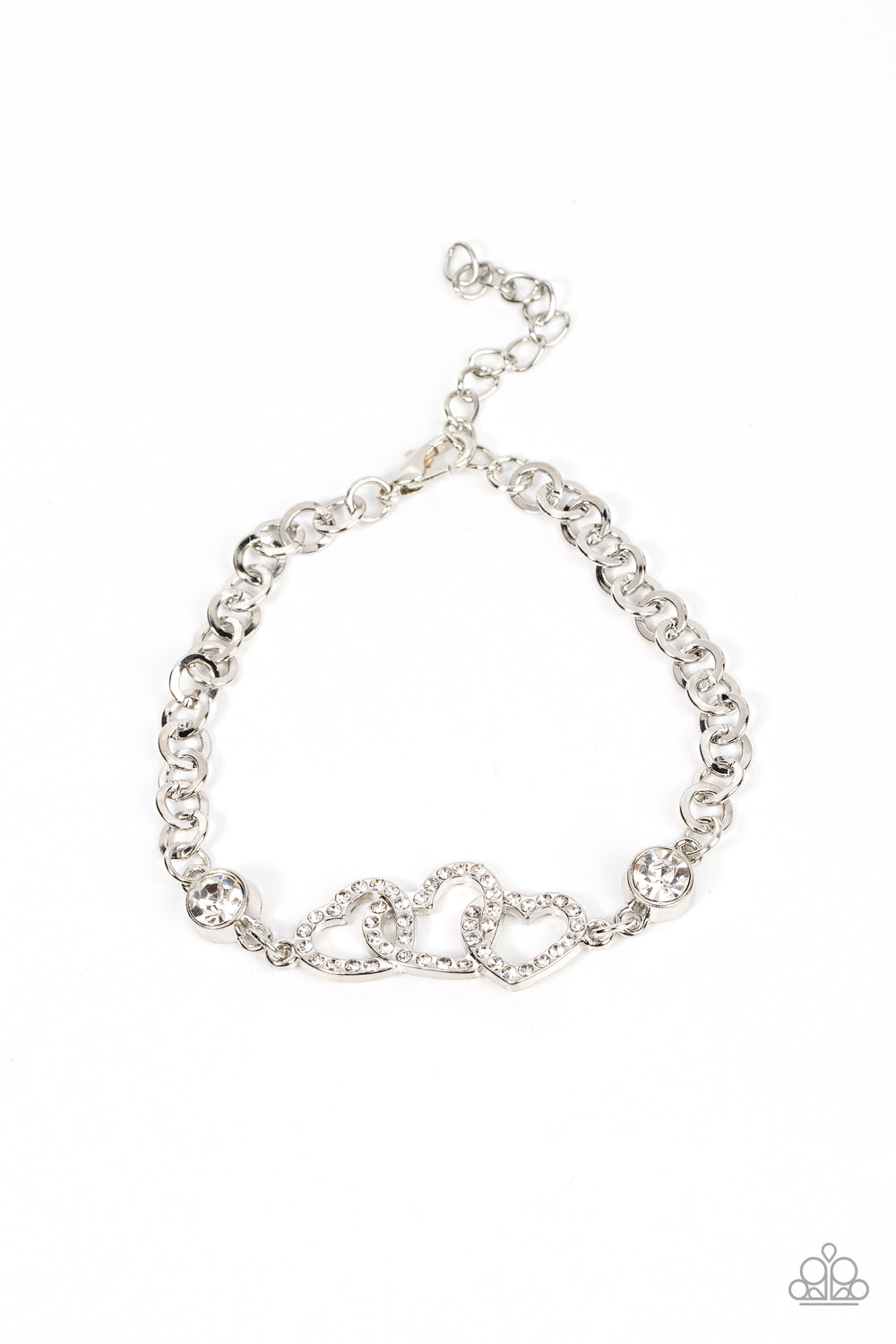 Paparazzi Accessories Desirable Dazzle - White Bracelet