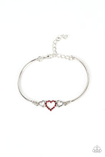 Load image into Gallery viewer, Paparazzi Accessories Cupids Confessions - Red Bracelet

