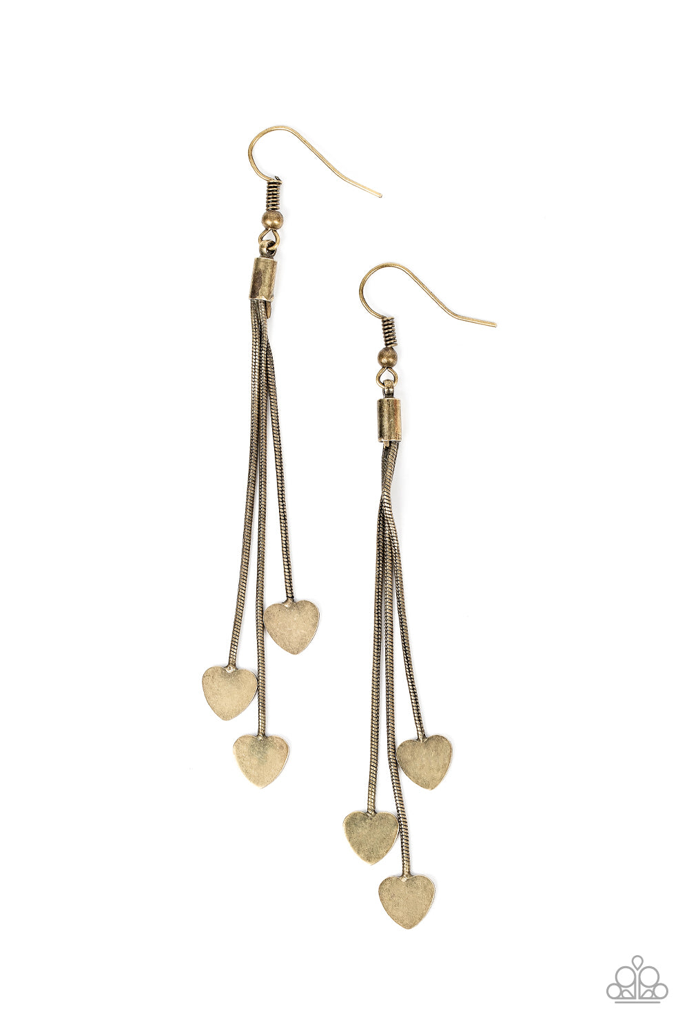 Paparazzi Accessories Higher Love - Brass Earrings