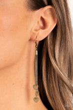 Load image into Gallery viewer, Paparazzi Accessories Higher Love - Brass Earrings
