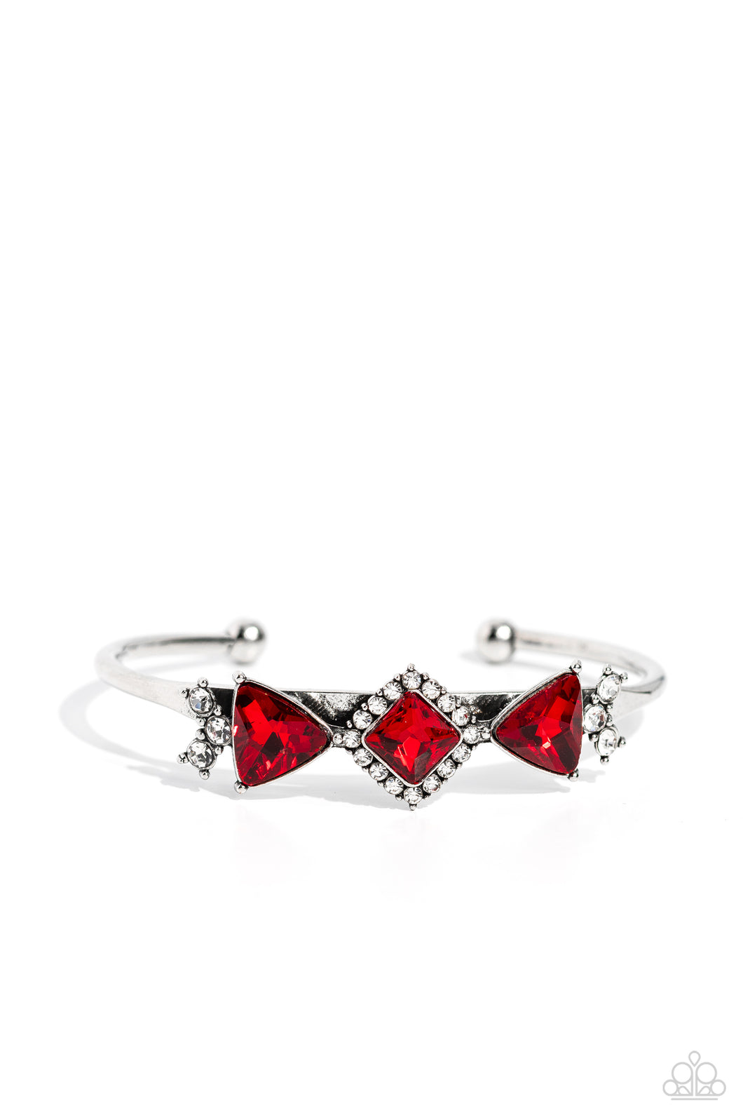 Paparazzi Accessories:Strategic Sparkle - Red Bracelet