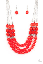 Load image into Gallery viewer, Paparazzi Accessories: Coastal Cruise - Red Necklace
