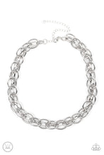 Load image into Gallery viewer, Paparazzi Accessories Tough Crowd - Silver Necklace
