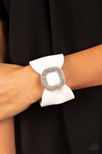 Load image into Gallery viewer, Paparazzi Accessories: Lights, SELFIE, Action! - White  Bracelet
