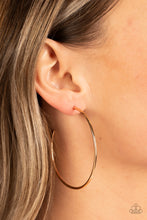 Load image into Gallery viewer, Paparazzi Accessories: Can I Get a HOOP HOOP - Gold Hoop Earrings
