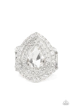 Load image into Gallery viewer, Paparazzi Accessories: Icy Indulgence - White Ring
