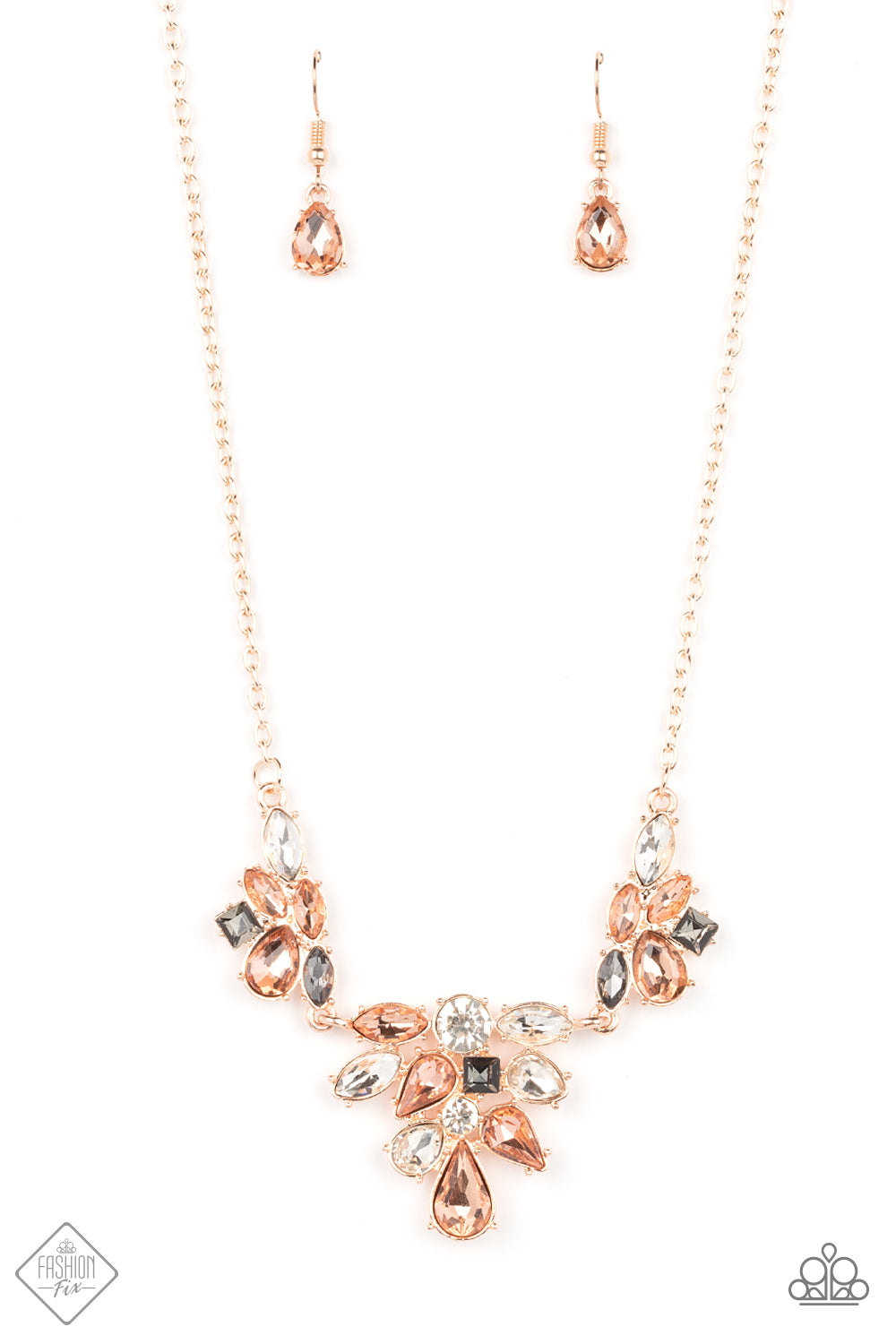 Paparazzi Accessories: Completely Captivated - Rose Gold Necklace