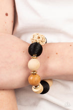 Load image into Gallery viewer, Paparazzi Accessories: Happily Homespun - Black Bracelet
