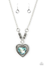 Load image into Gallery viewer, Paparazzi Accessories: Heart Full of Fabulous - Blue Necklace
