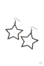 Load image into Gallery viewer, Paparazzi Accessories: Supernova Sparkle - Black Earring
