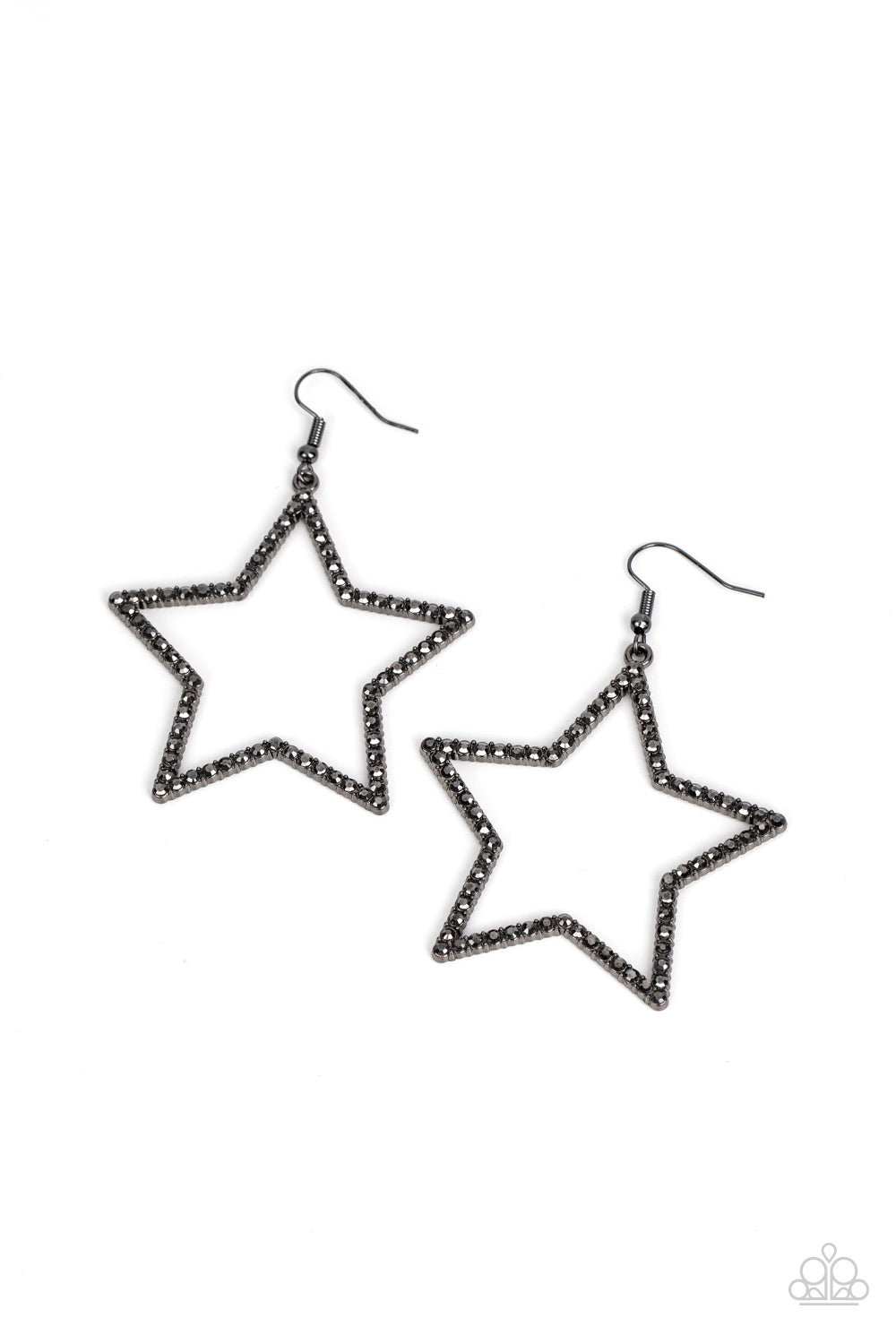 Paparazzi Accessories: Supernova Sparkle - Black Earring