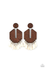 Load image into Gallery viewer, Paparazzi Accessories: Western Retreat - White Earrings
