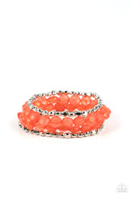 Load image into Gallery viewer, Paparazzi Accessories: Seaside Siesta - Orange Bracelet
