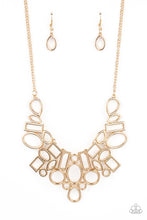 Load image into Gallery viewer, Paparazzi Accessories: Geometric Grit - Gold Necklace
