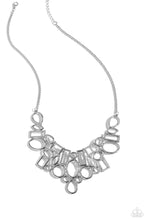 Load image into Gallery viewer, Paparazzi Accessories:Geometric Grit - Silver Necklace
