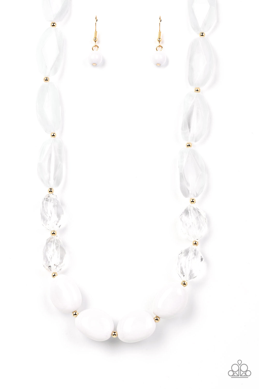 Paparazzi Accessories Private Paradise - White Necklace