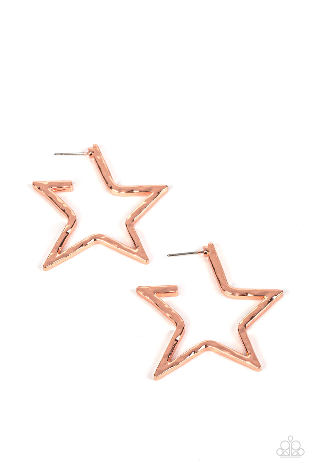 Paparazzi Accessories: All-Star Attitude - Copper Hoop Earring