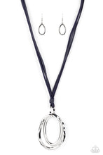 Load image into Gallery viewer, Paparazzi Accessories: Long OVAL-due - Blue Necklace
