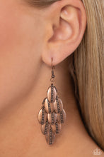 Load image into Gallery viewer, Paparazzi Accessories: Tumbleweed Trek - Copper Earrings
