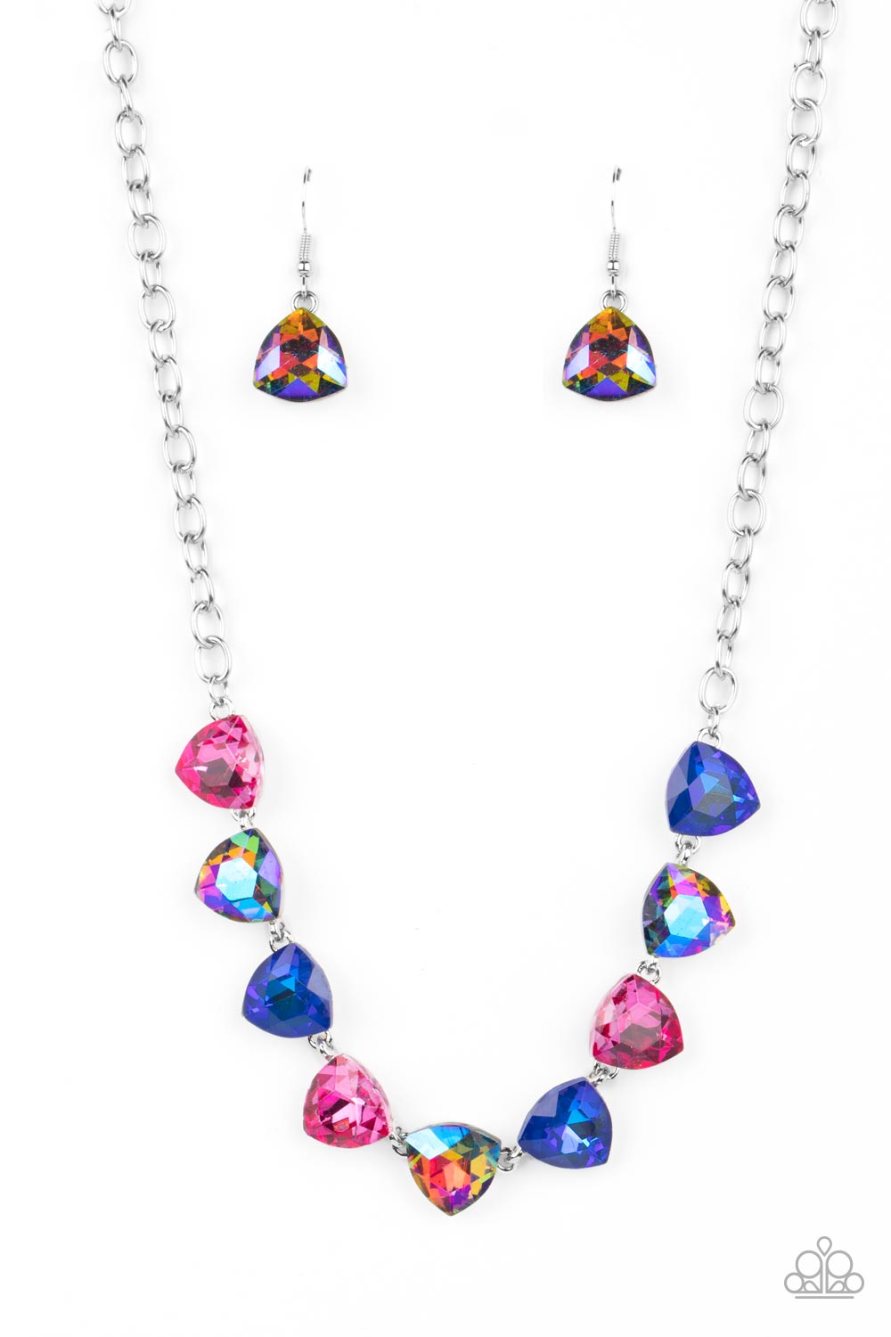 Paparazzi Accessories: Dreamy Drama - Blue Necklace
