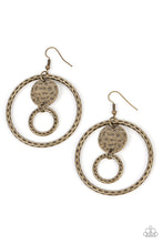 Load image into Gallery viewer, Paparazzi Accessories: Mojave Metal Art - Brass Earring
